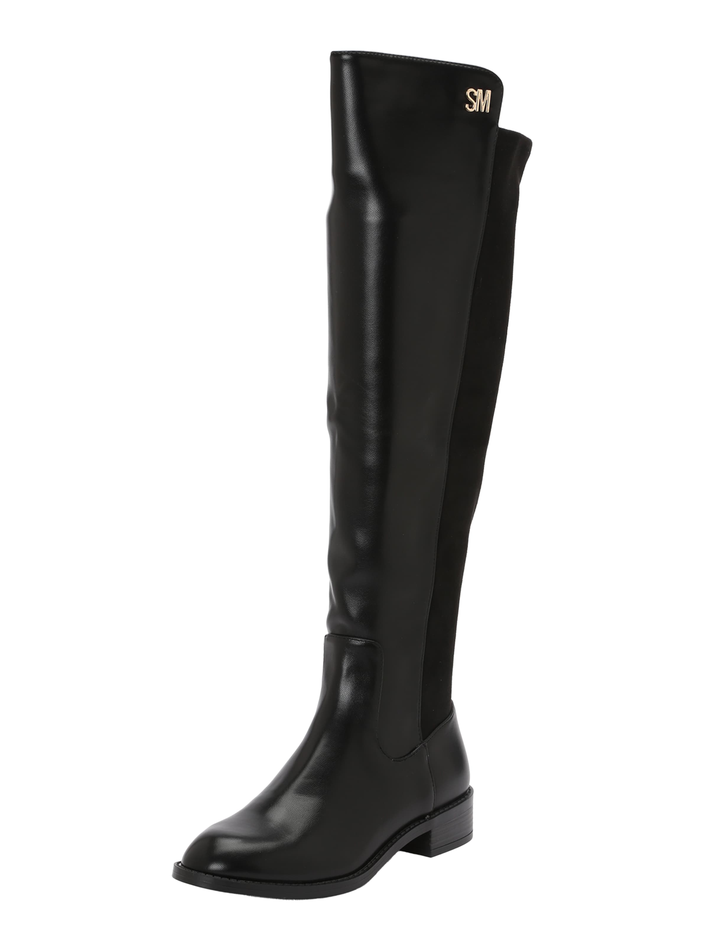 STEVE MADDEN Stiefel 'Xcursion' in Schwarz: Vorderseite