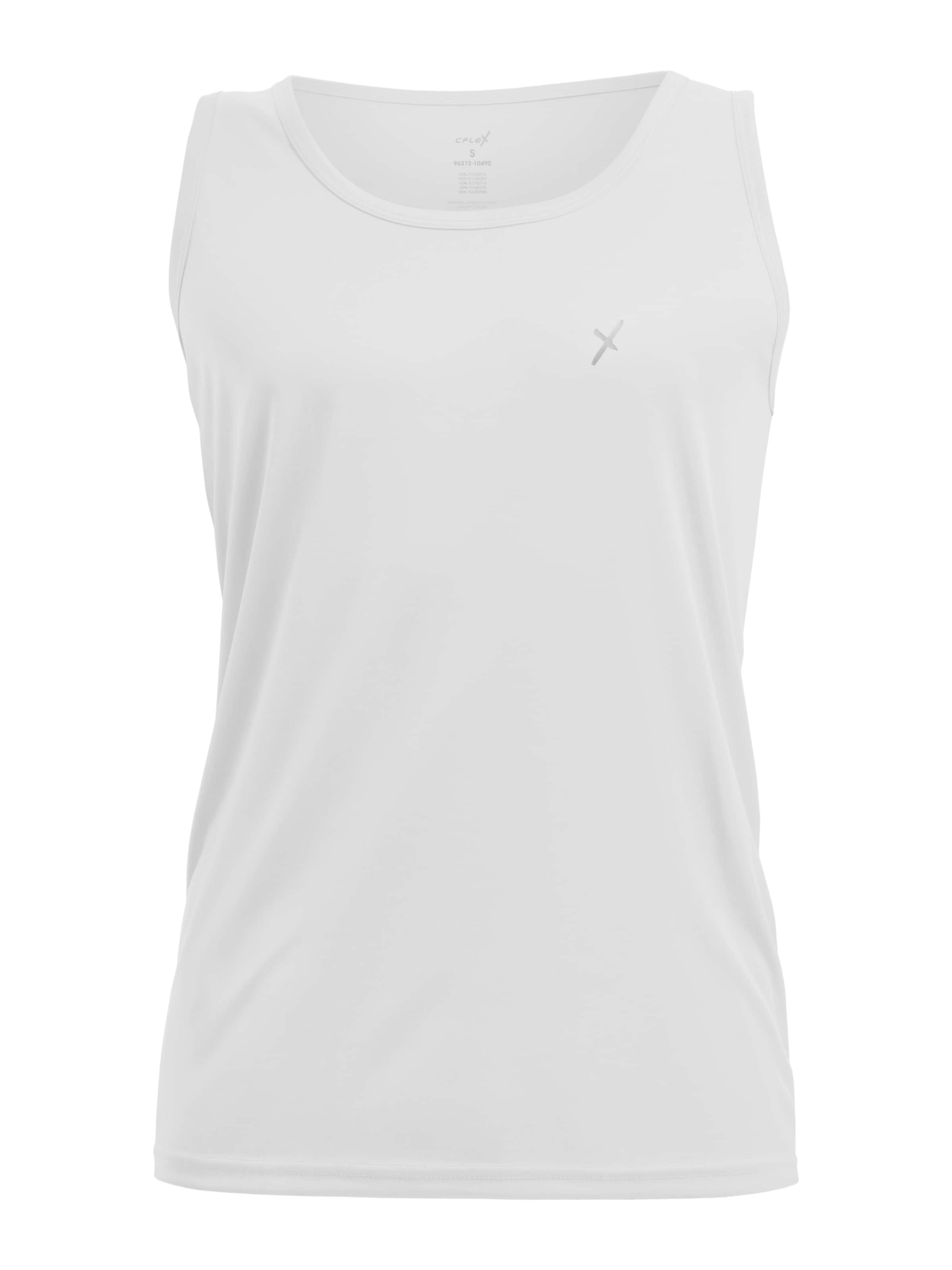 cflex Funktionsshirt 'Collection'‌ in Weiß: Vorderseite