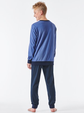 SCHIESSER - Pijama 'Natural Rhythm' en azul