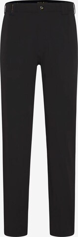 Coupe slim Pantalon chino 'Augusta' MEYER en noir : devant