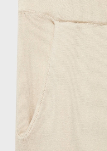 MANGO Loose fit Pants 'Gusta' in Beige