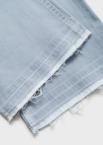 MANGO TEEN Wide Leg Jeans 'Utility4' in Blau