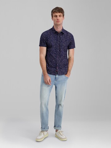 TIMEZONE Shirt 'Print' in Blue