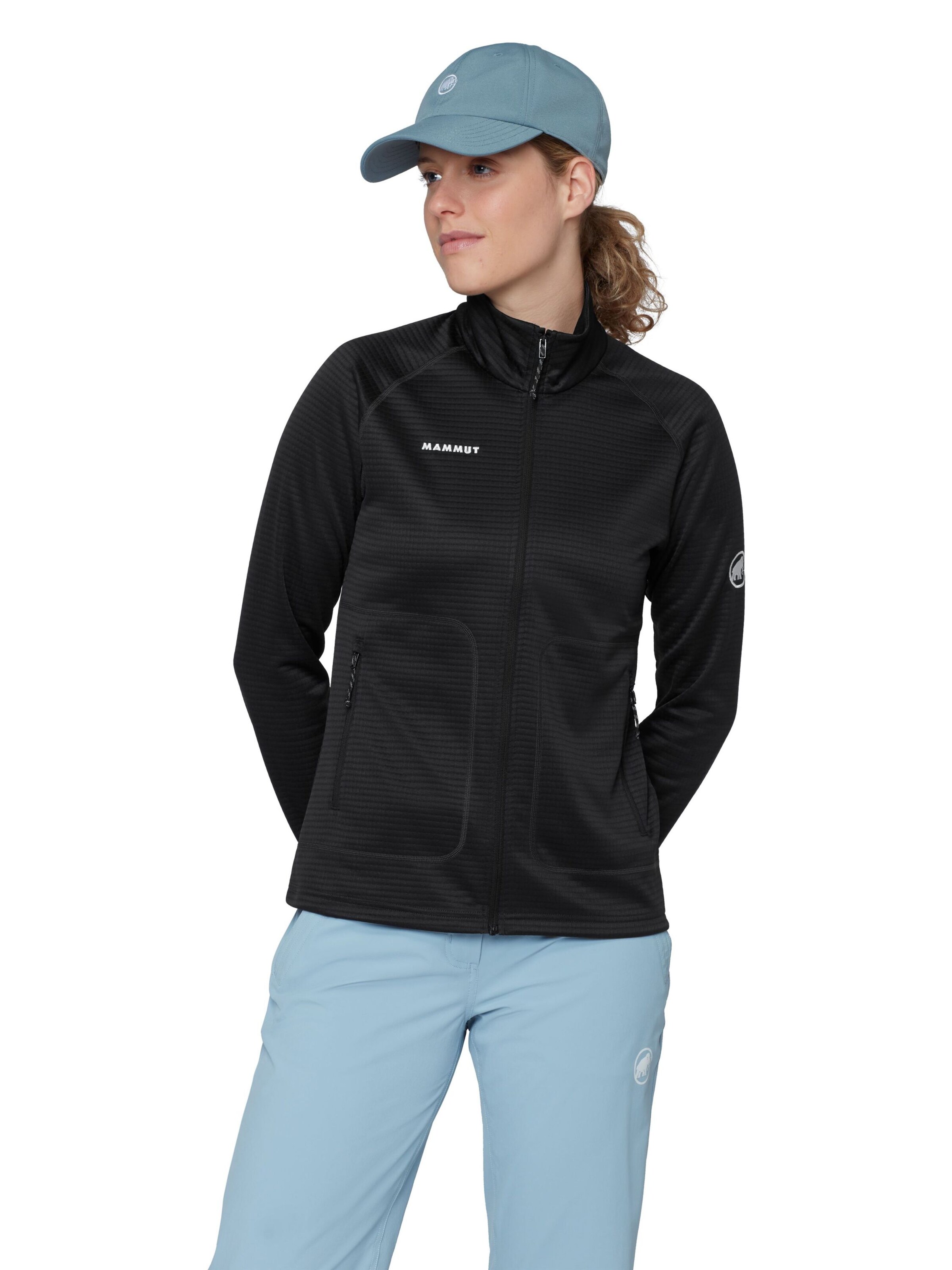 MAMMUT Jacke ‘Crag’ in Schwarz: Vorderseite