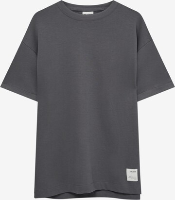 Pull&Bear Shirt in Grijs: voorkant