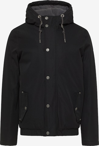 MO Weatherproof jacket in Black: front