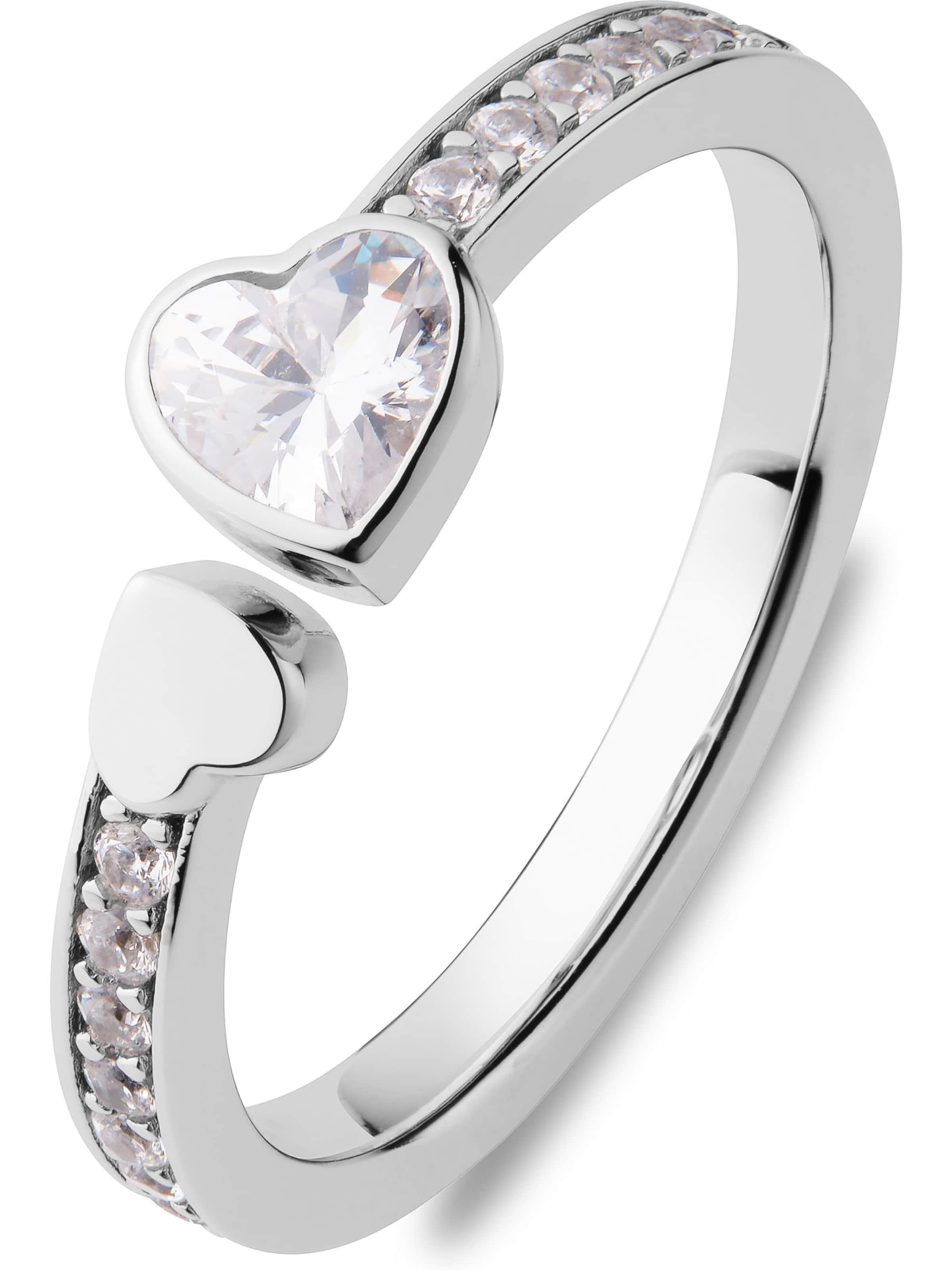 JETTE Ring in Silber: Vorderseite