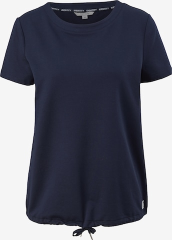 T-shirt comma casual identity en bleu : devant