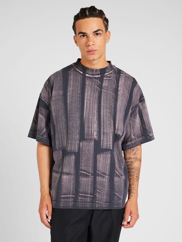 TOPMAN Tričko – černá: přední strana