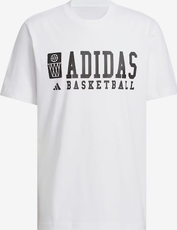 T-Shirt fonctionnel ADIDAS PERFORMANCE en blanc : devant