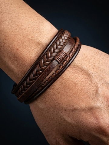 Bracelet 'LEDERARMBAND SHADOW' UNIQAL en marron
