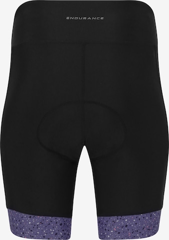 ENDURANCE Skinny Workout Pants 'Mangrove' in Black