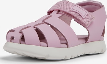 Chaussures ouvertes ' Oruga ' CAMPER en rose : devant