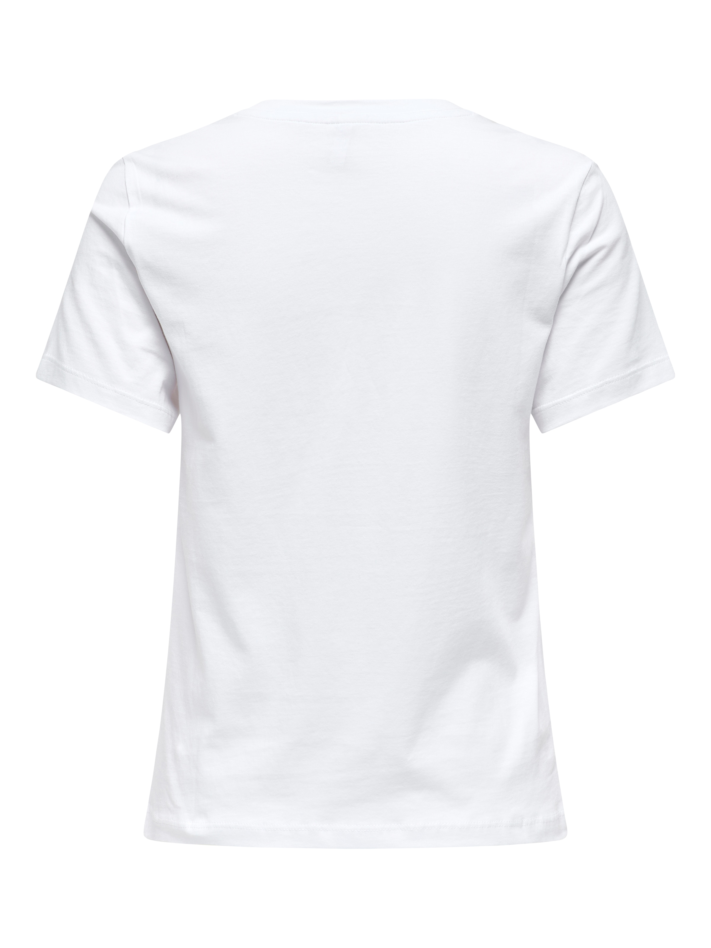 T-shirt 'ONLPOLLY' ONLY en blanc