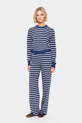 SAINT TROPEZ Regular Hose 'Mila' in Blau
