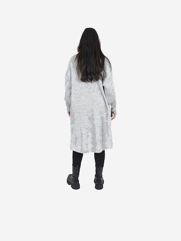 Elara Gebreide mantel in Grijs