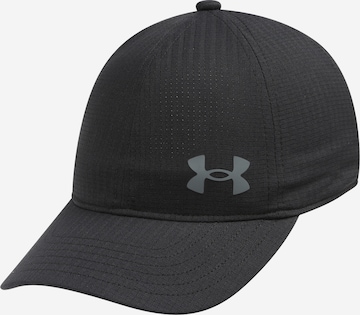 UNDER ARMOUR Sportovní čepice – černá: přední strana