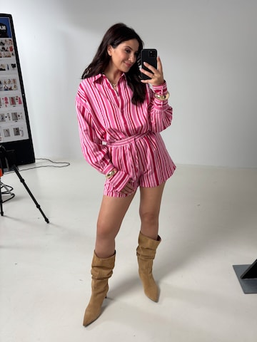 KAVAZI Regular Trousers in Pink