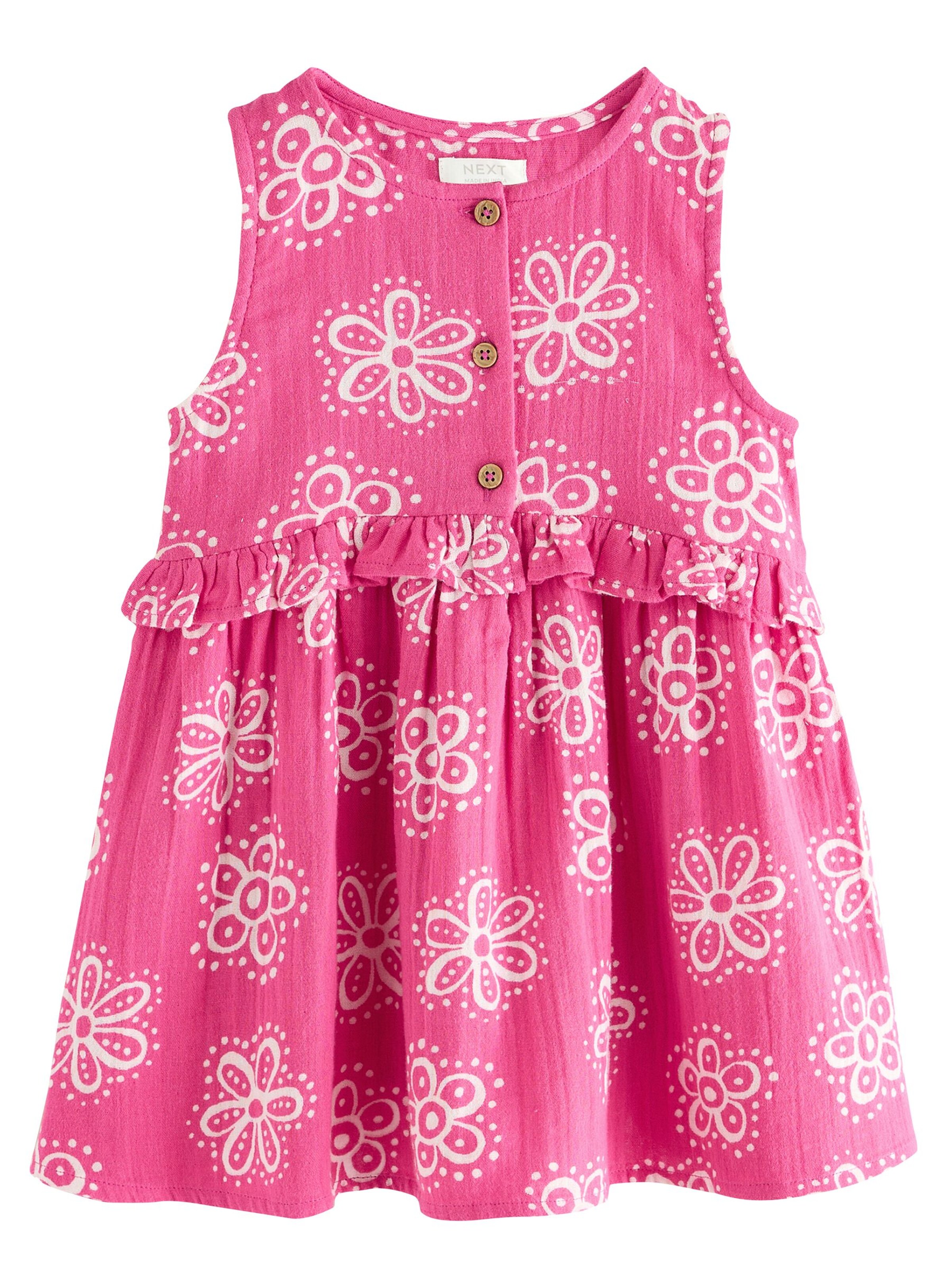 Next Φόρεμα 'Schößchen' σε ροζ: μπροστά