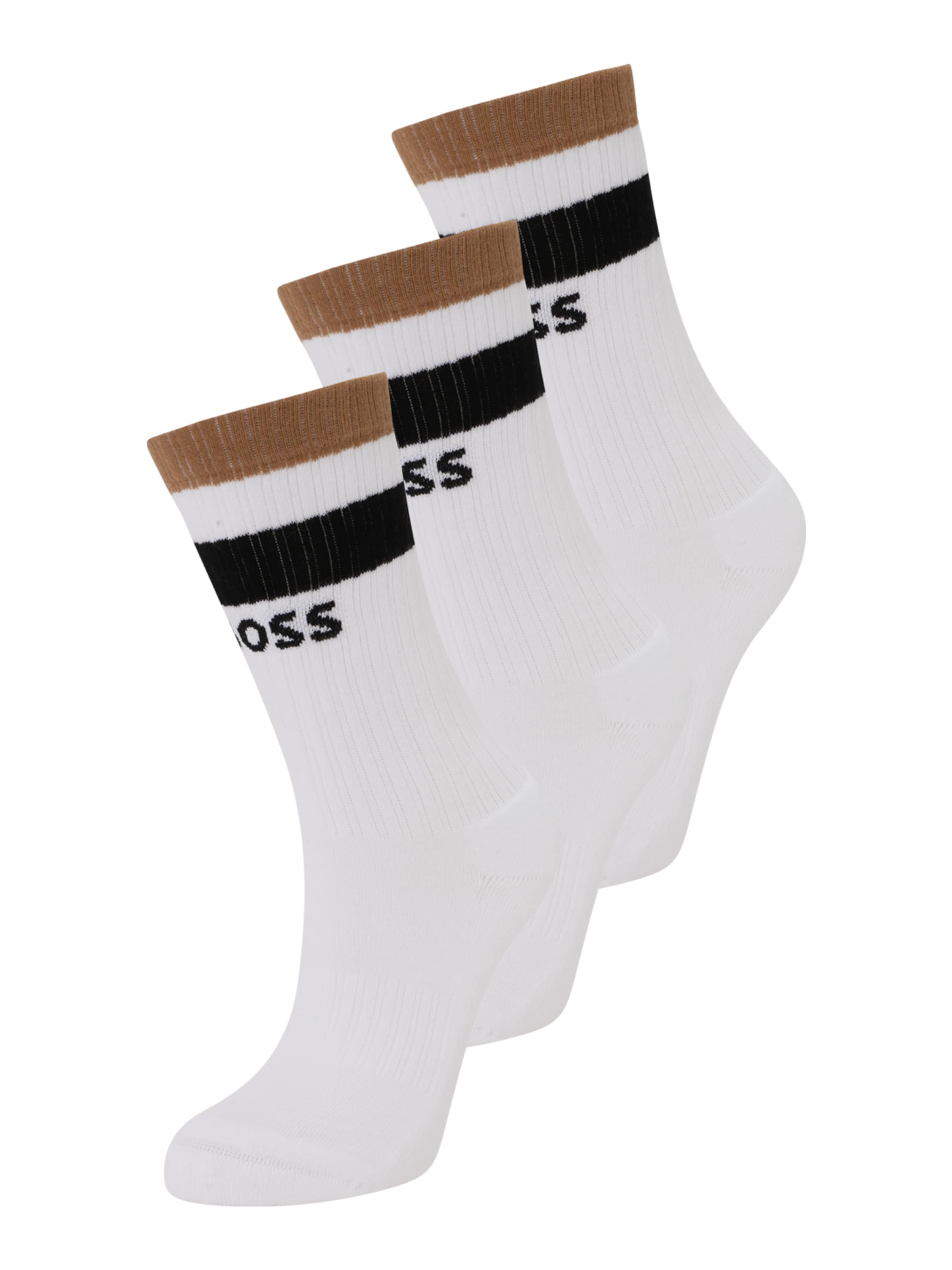 BOSS Zokni 'Iconic CC' - fehér: elől