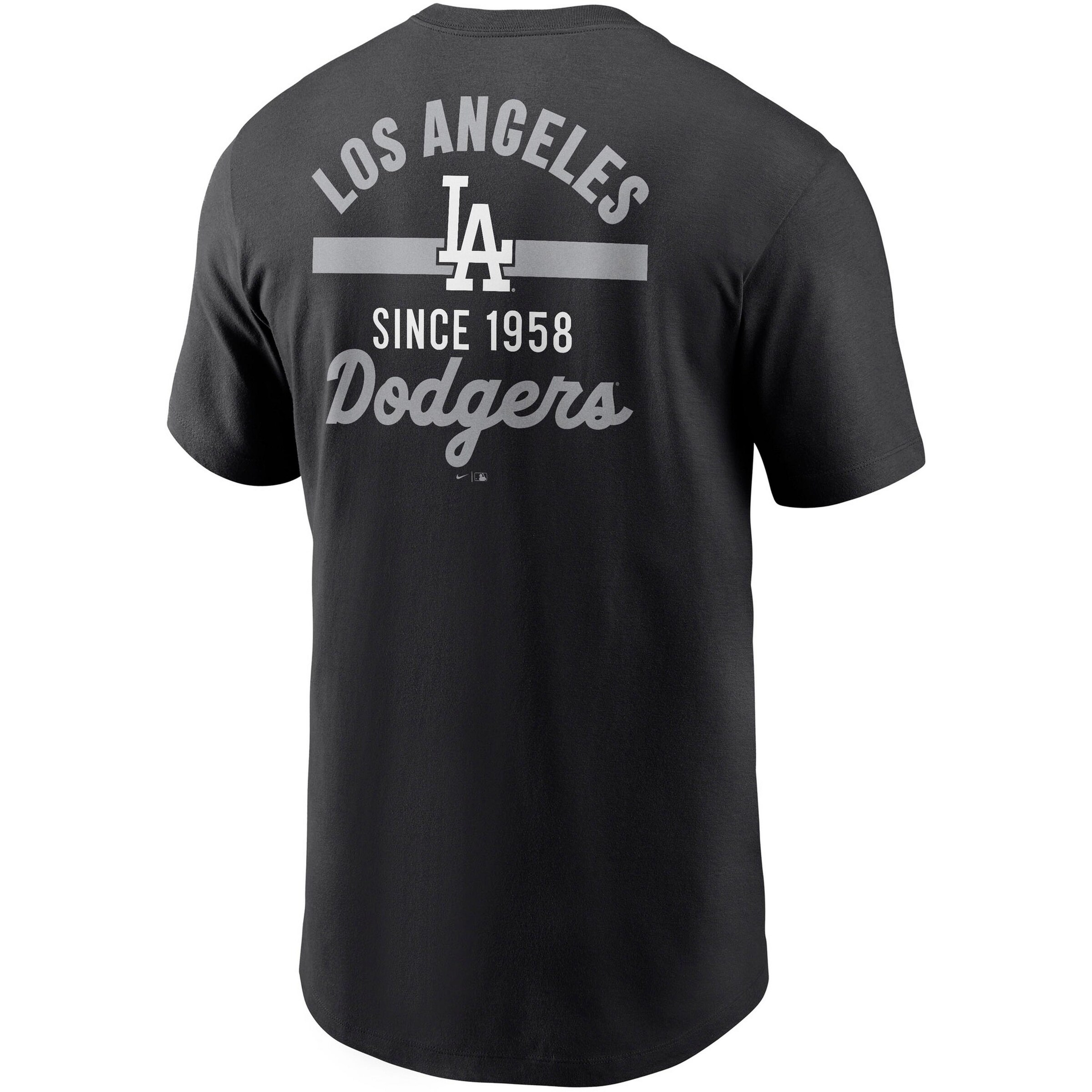 NIKE Sportshirt 'Los Angeles Dodgers' in Schwarz