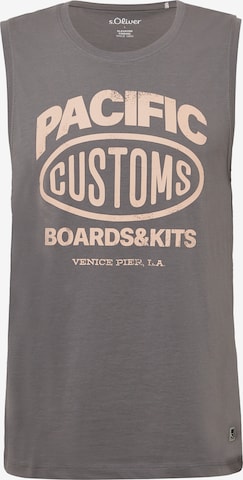 s.Oliver Shirt in Grijs: voorkant