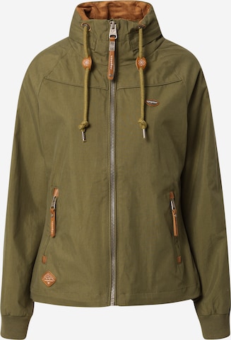 Ragwear Between-Season Jacket 'APOLI' in Green: front