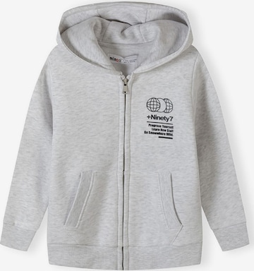 MINOTI Sweatjacke in Grau: Vorderseite