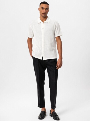 Antioch Comfort fit Button Up Shirt in White