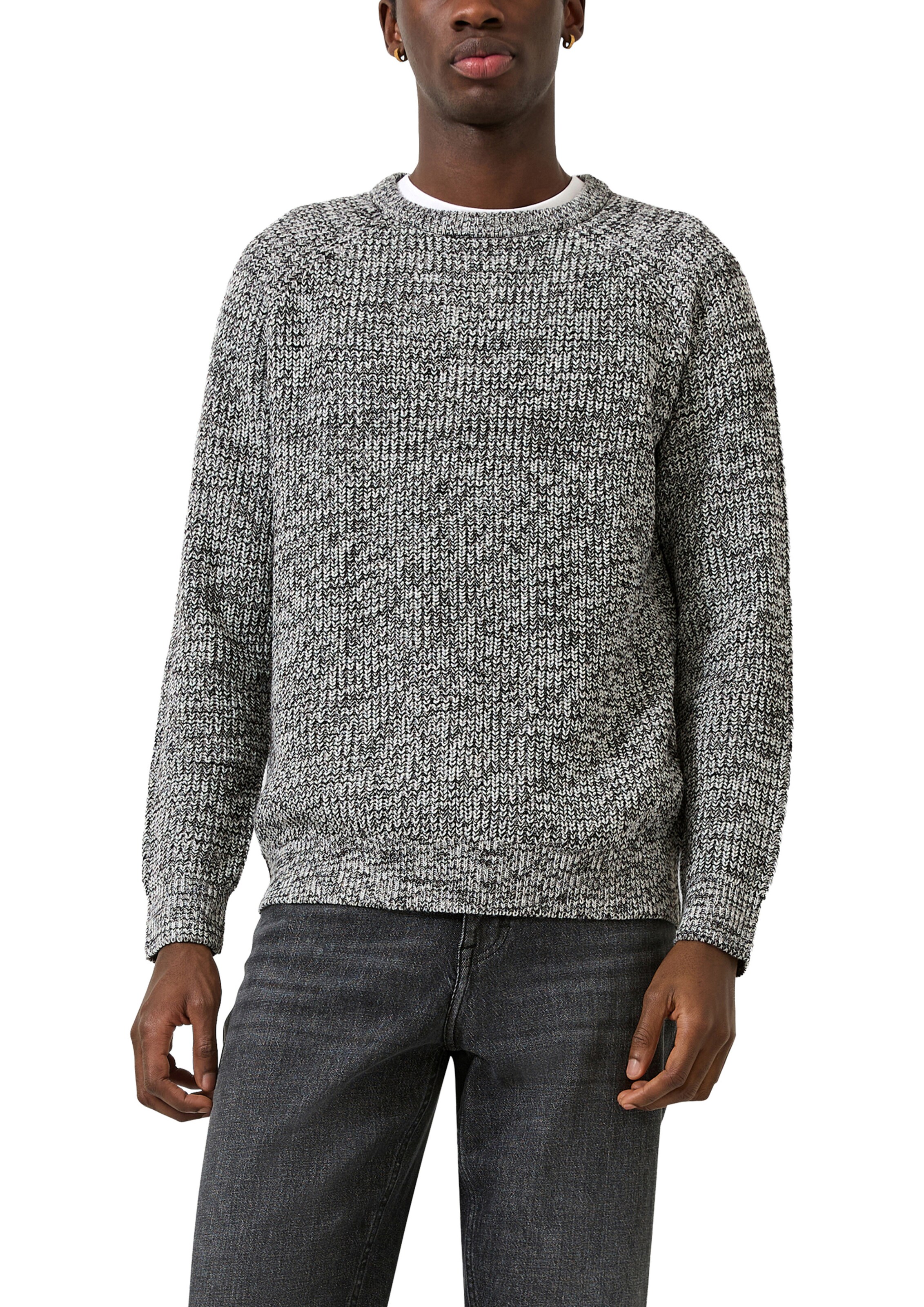 Pull-over QS en gris : devant
