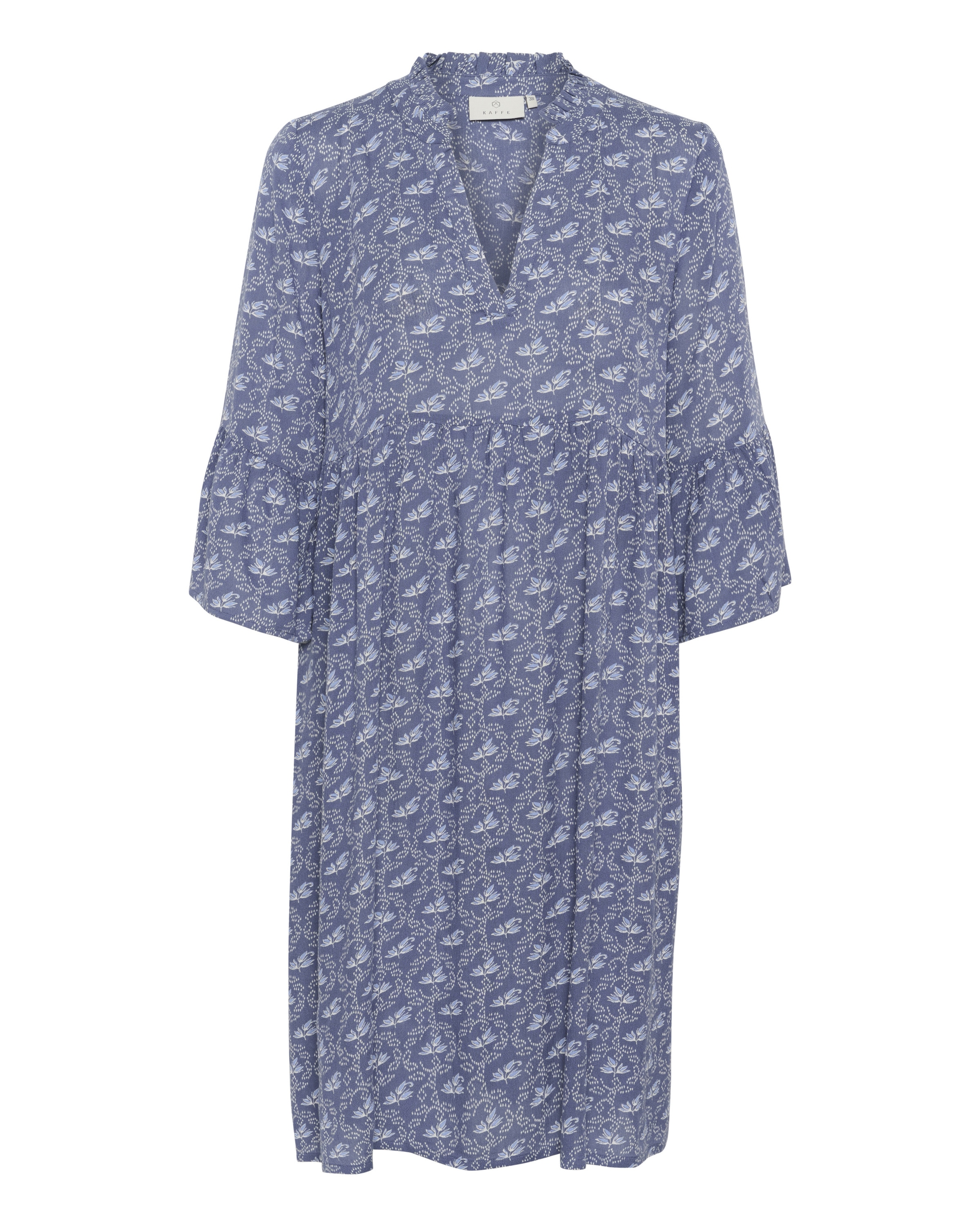 Kaffe Kjole 'Lauren' i blå: forside