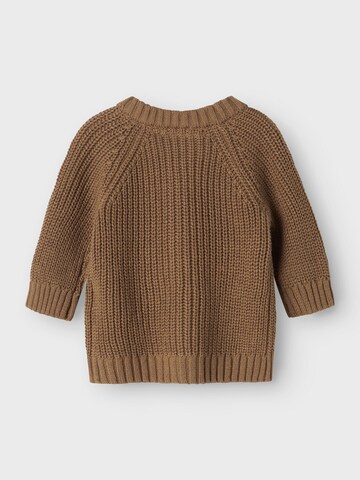 Lil'Atelier Knit cardigan 'NMNEmlen' in Brown