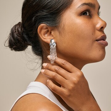 ENAMEL Copenhagen Earrings in Silver: front