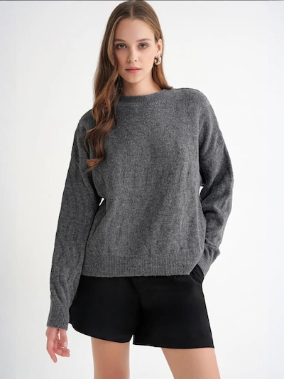 MixRay Kampsun 'Pullover' S-M suuruses tumehall, Tootevaade