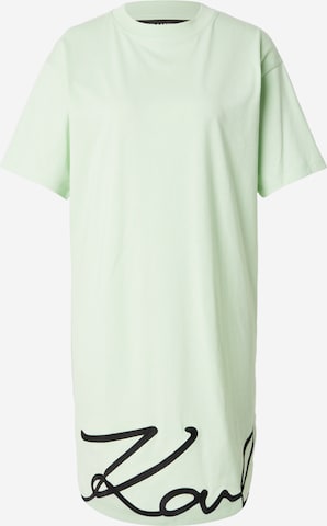 Robe Karl Lagerfeld en vert : devant