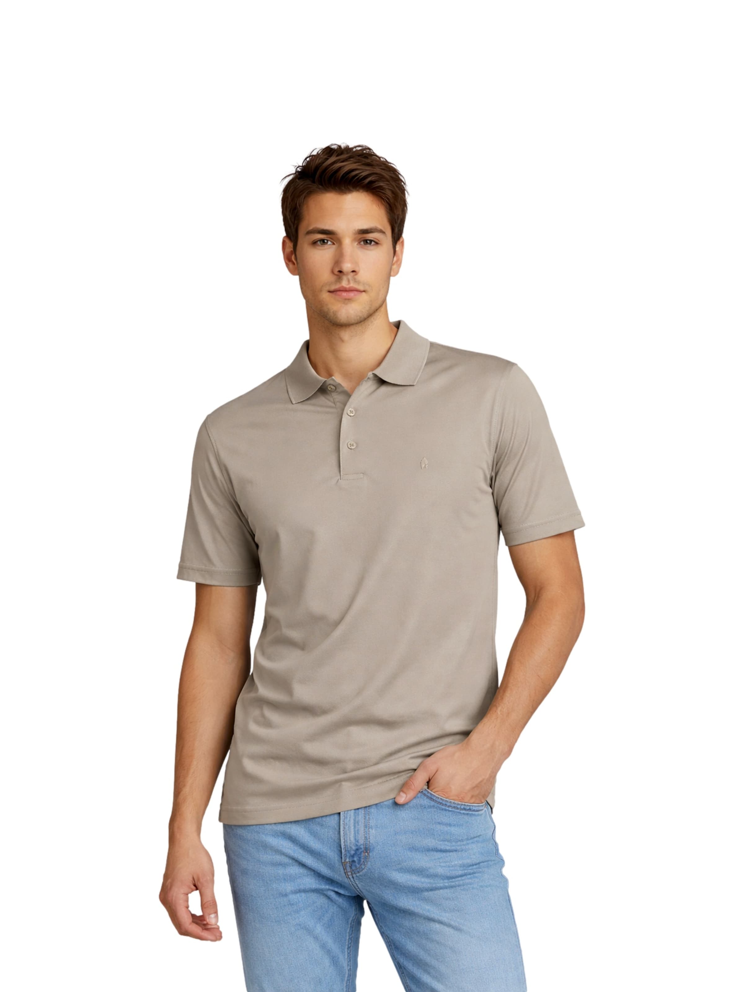 Ragman Shirt in Beige: voorkant
