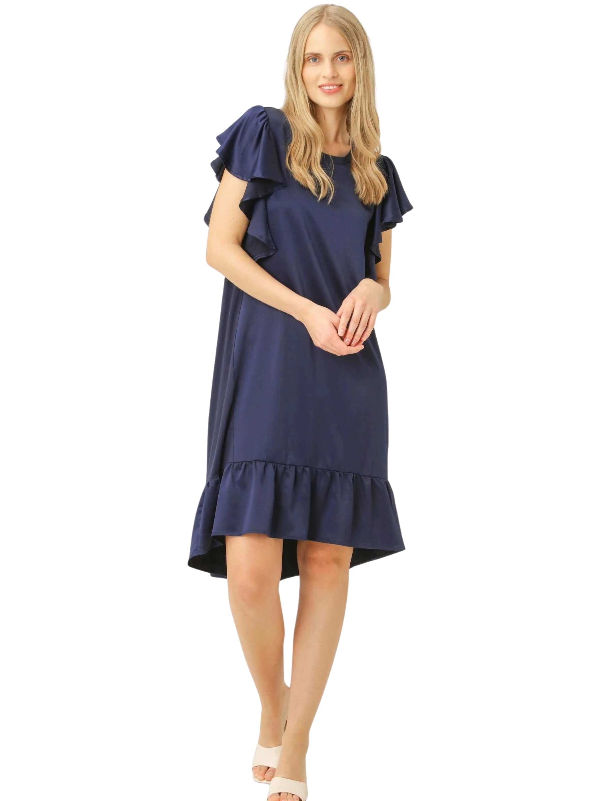 Noa Noa Jurk ' KatieNN Dress ' in Blauw