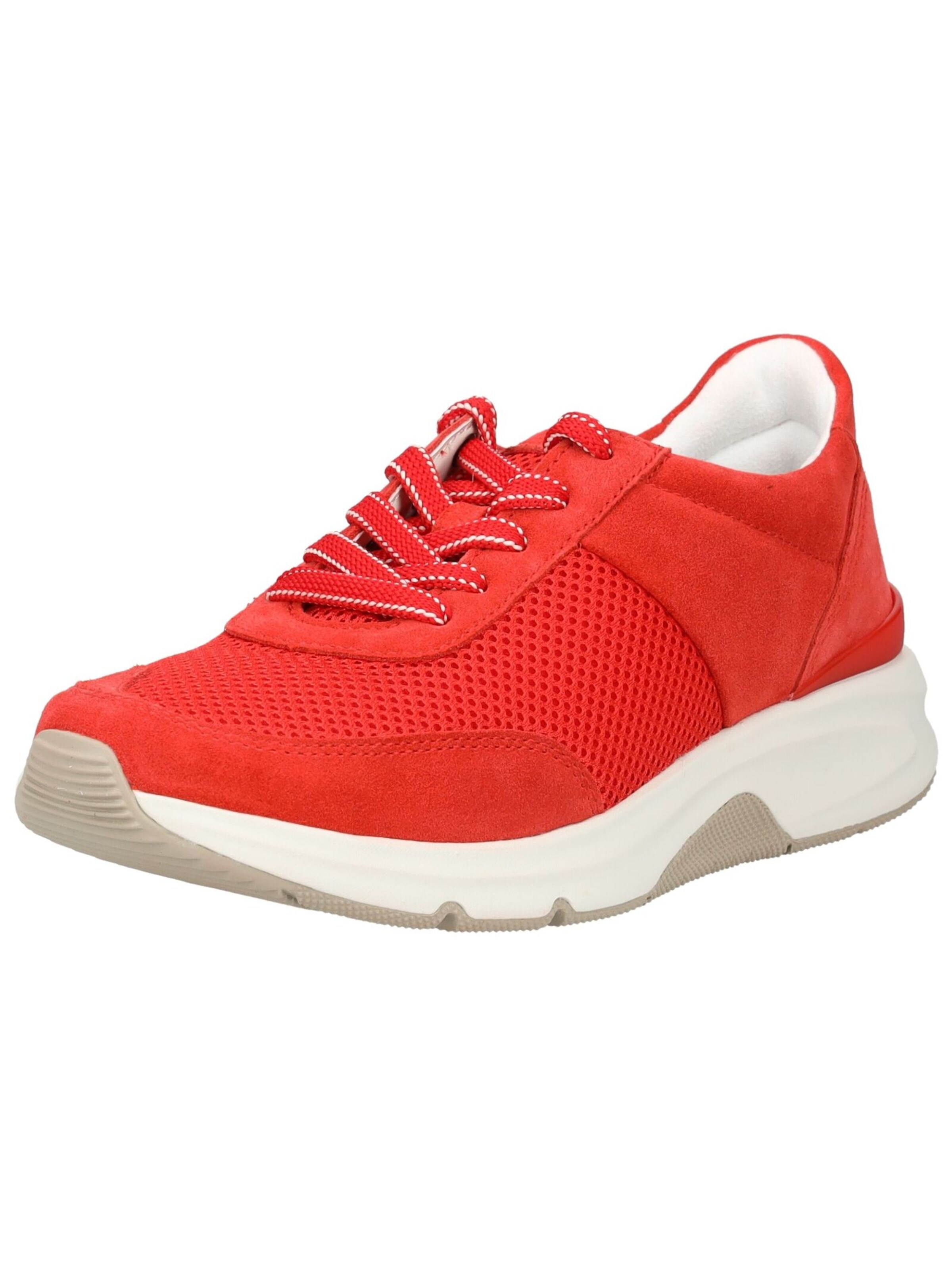GABOR Sneakers laag in Rood: voorkant