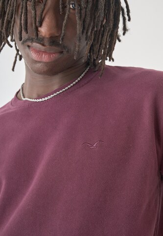 Cleptomanicx Sweatshirt 'Ligull' in Red