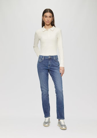 QS Slimfit Jeans 'Catie' in Blauw: voorkant