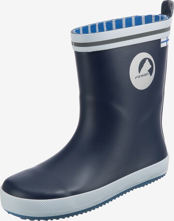 FINKID Rubber Boots 'VESI' in Blue: front