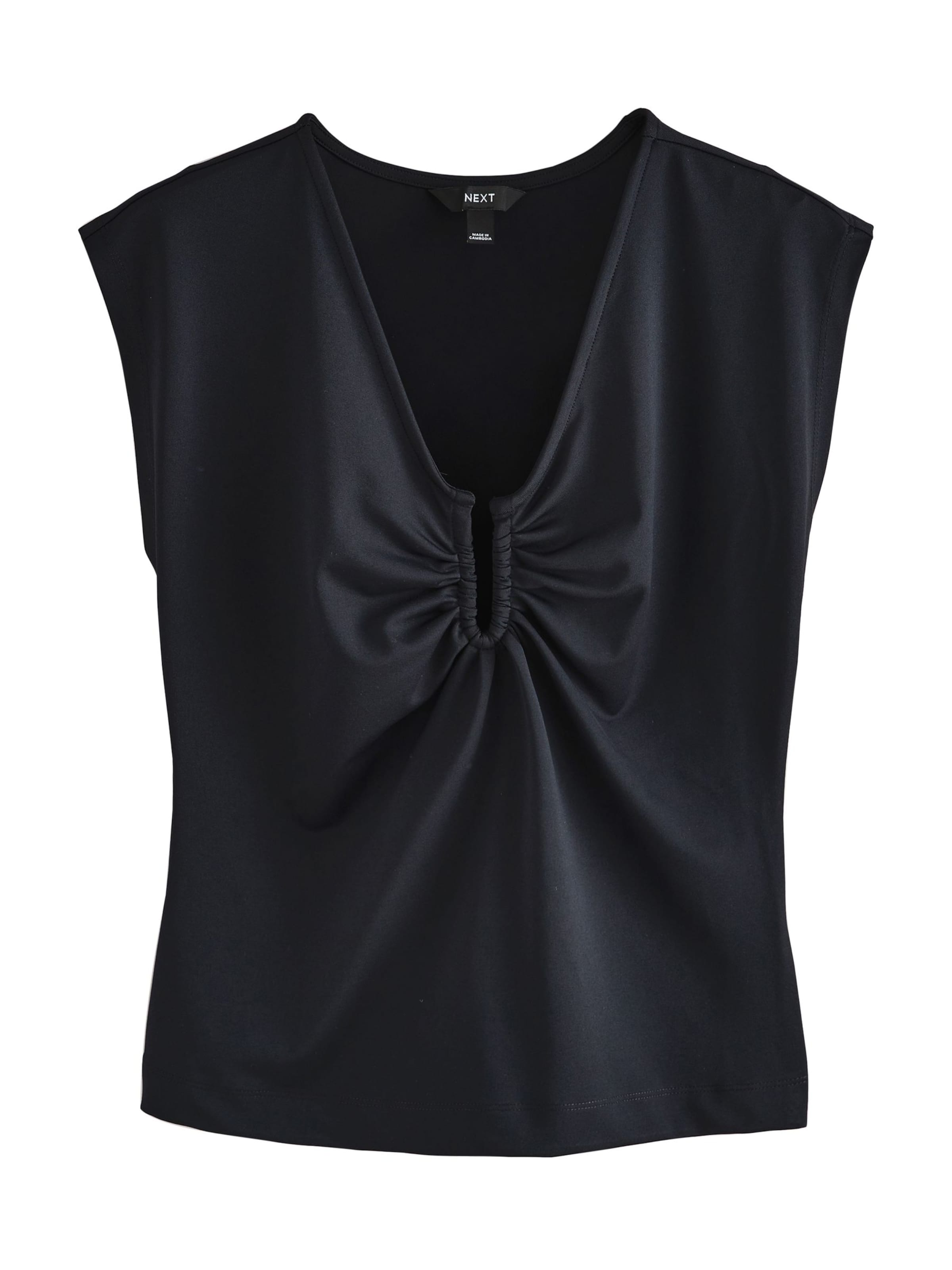 Next Bluse in Schwarz: Vorderseite