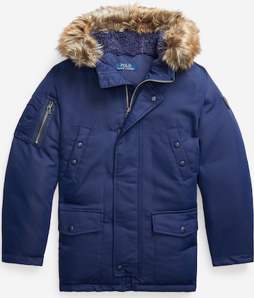 Polo Ralph Lauren Winterjas in Blauw: voorkant