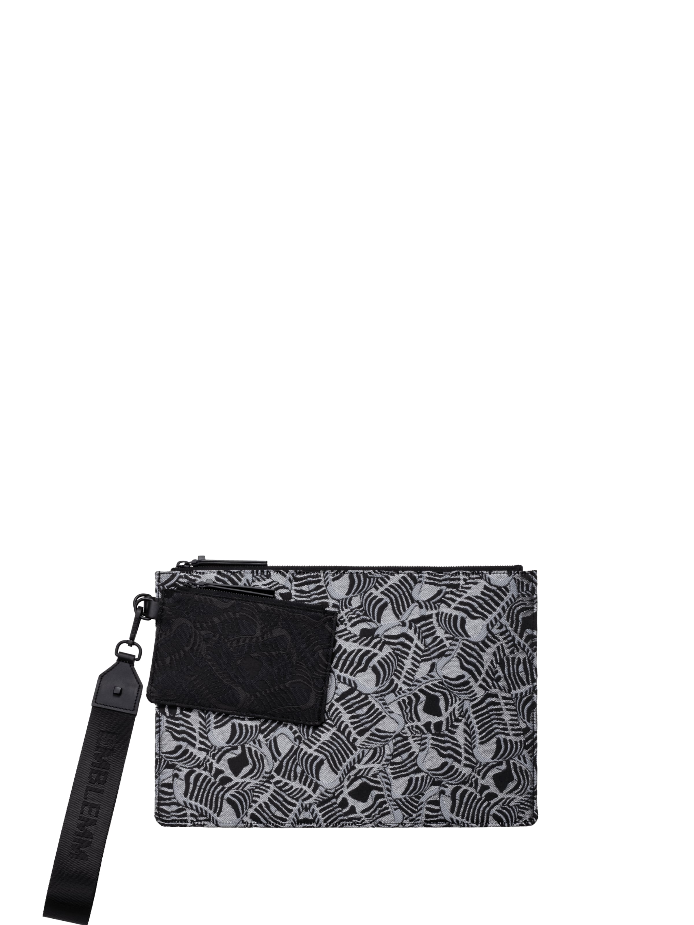 EMBLEMM Case 'Double Portfolio in Liquid Mic Jacquard' in Mixed colors: front