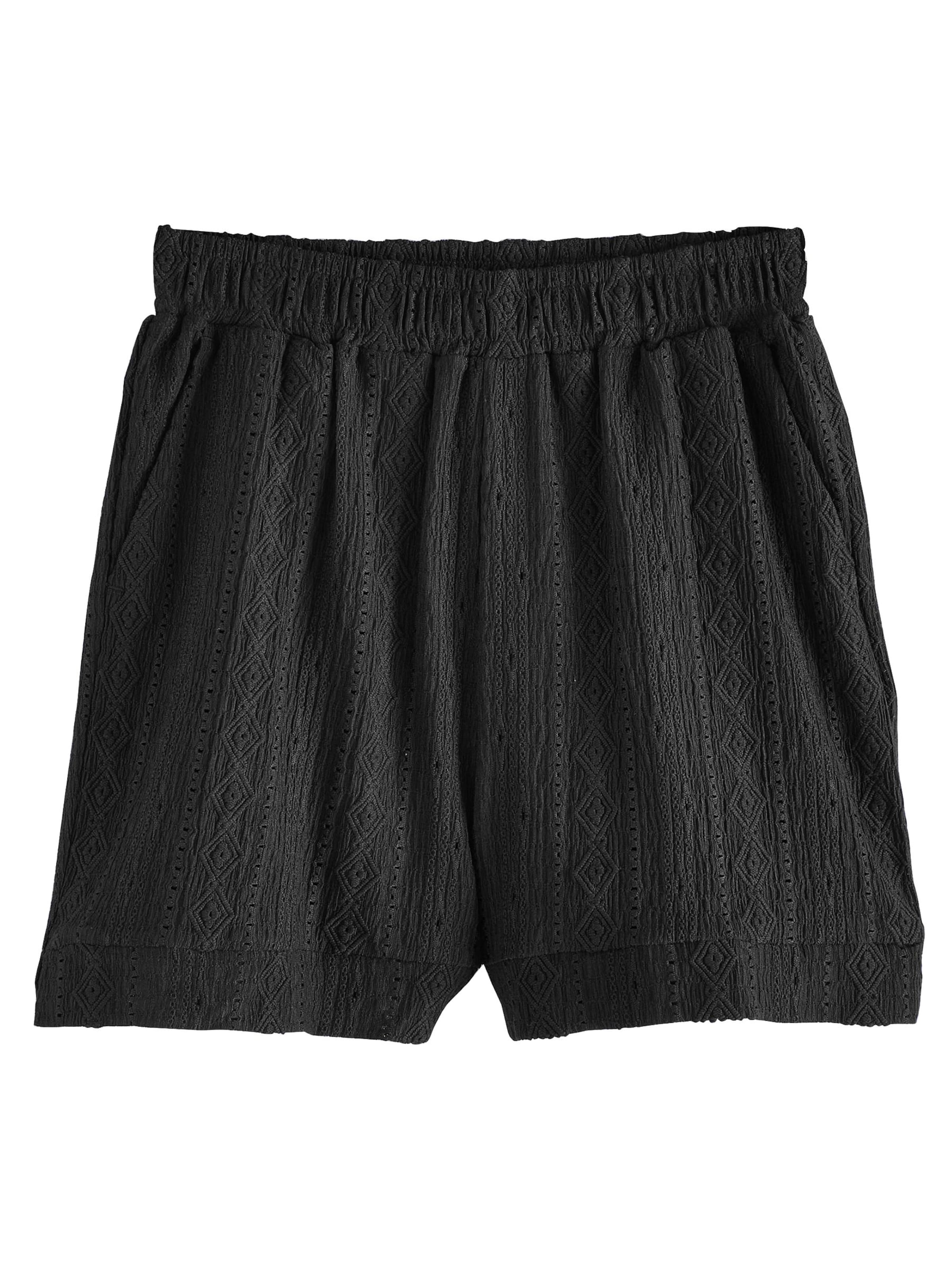 Next Regular Shorts in Schwarz: Vorderseite