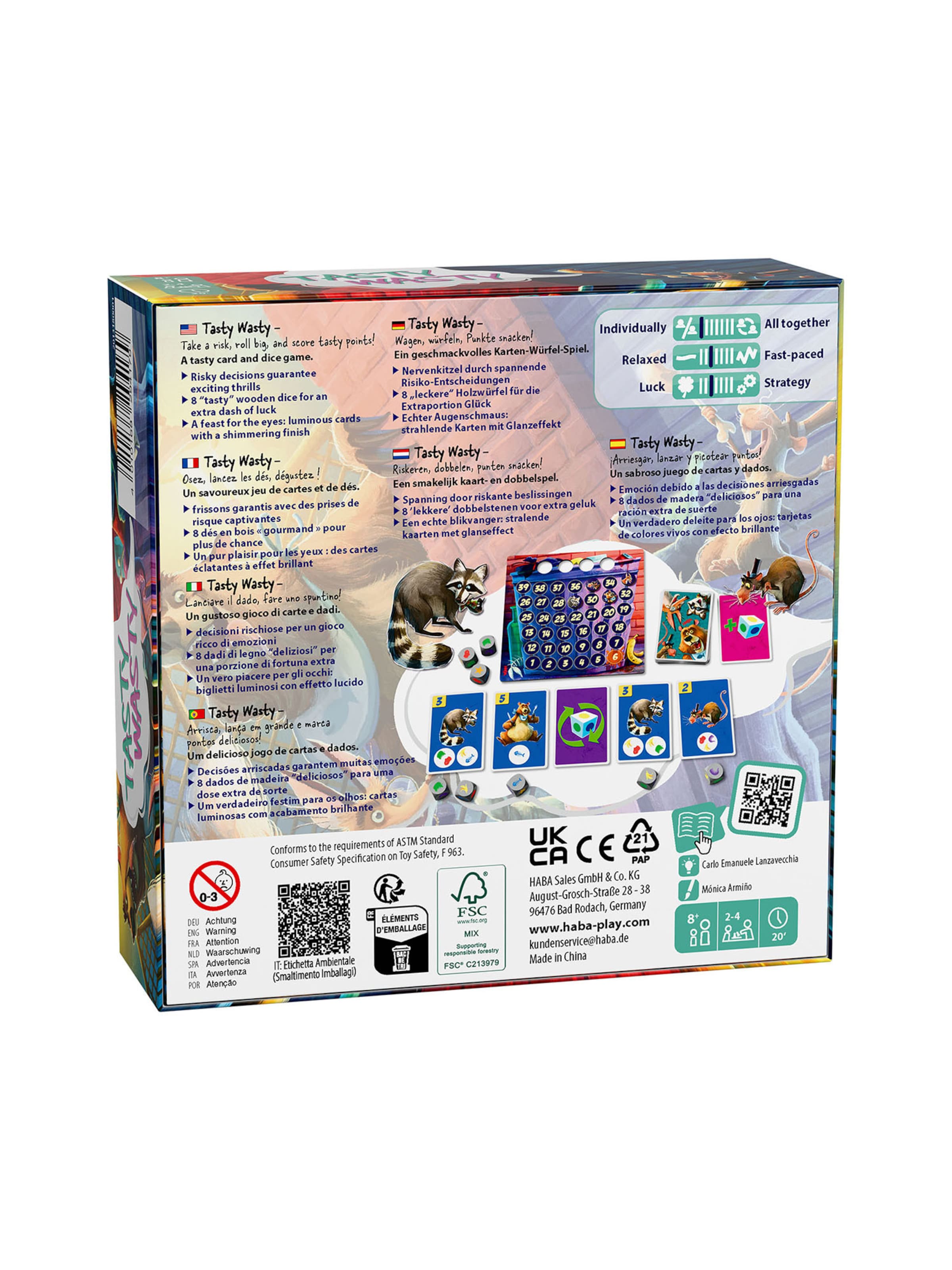 HABA Spel ' Tasty Wasty ' in Gemengde kleuren