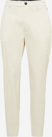 TOM TAILOR DENIM - Pantalón chino en beige: frente