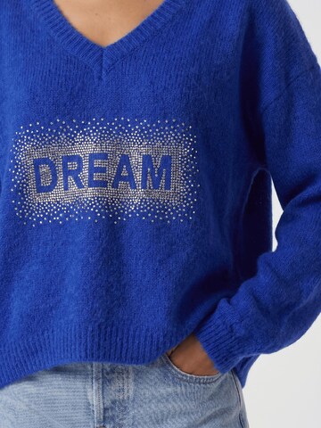 americandreams Oversized Sweater 'Silja' in Blue