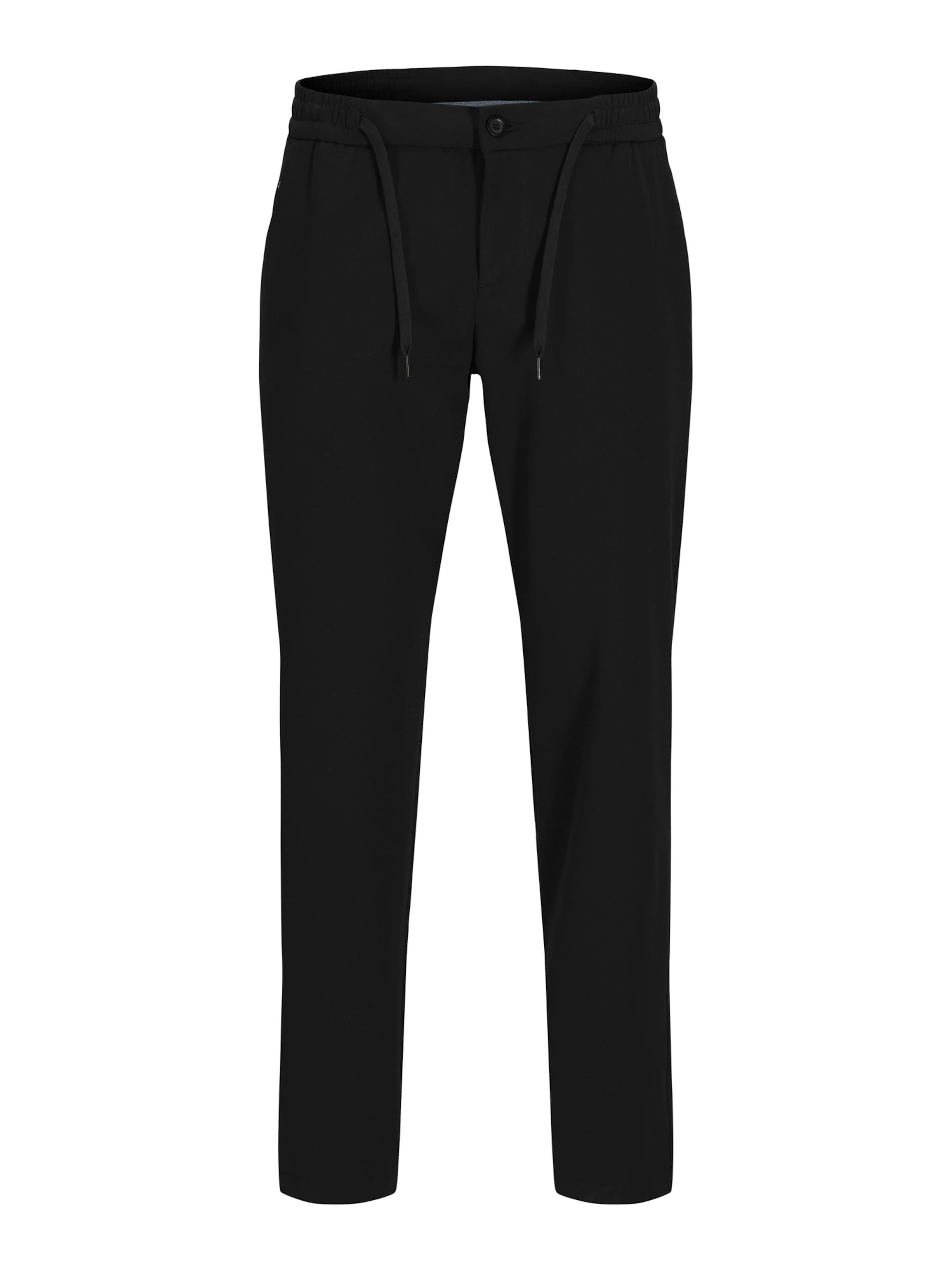 JACK & JONES Tapered Pants 'JPSTACE NEO' in Black: front