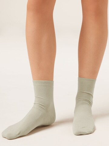 CALZEDONIA Socks in Green: front